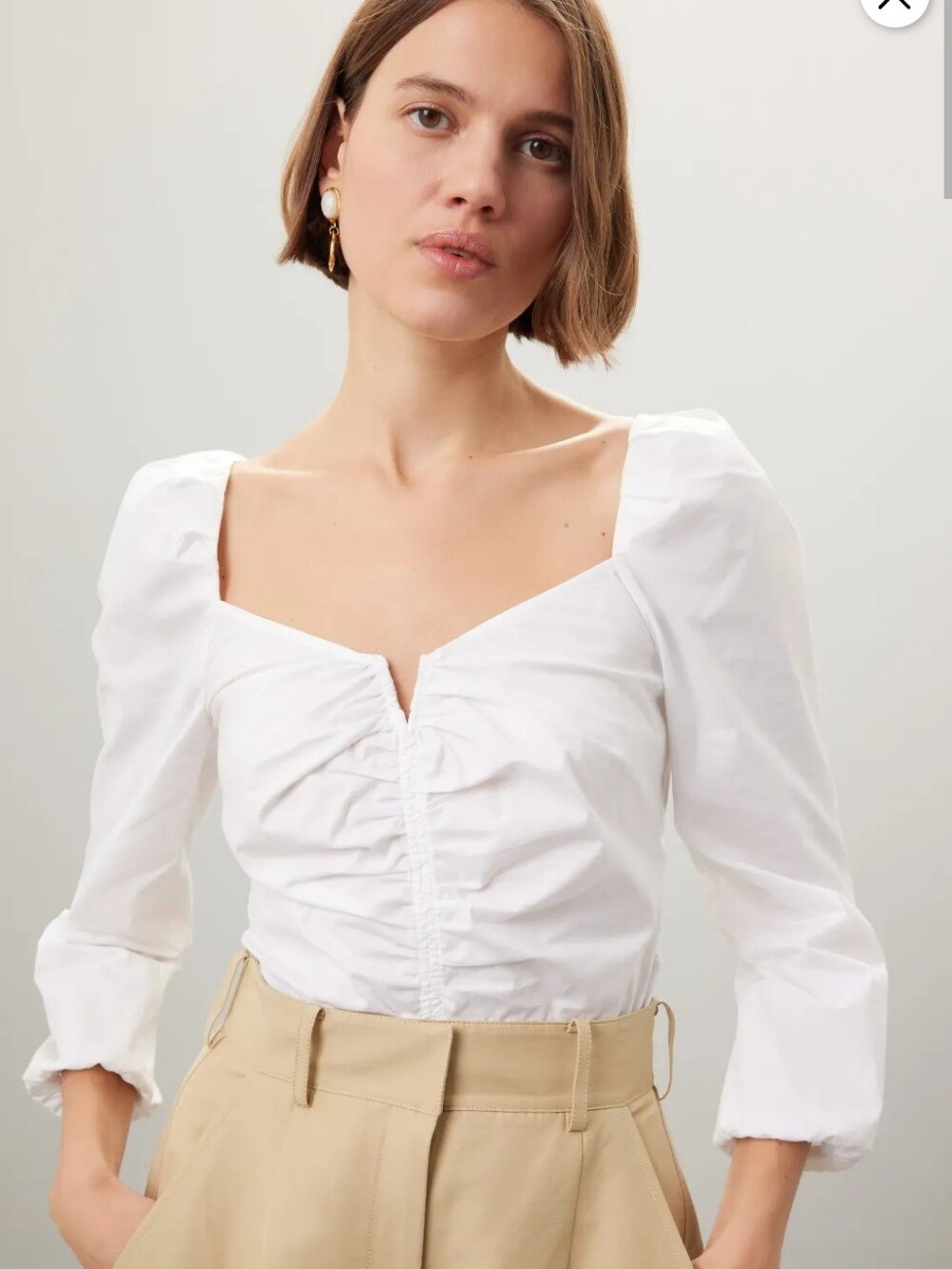 VERONICA BEARD ZHOU TOP SIZE 16 MSRP $348